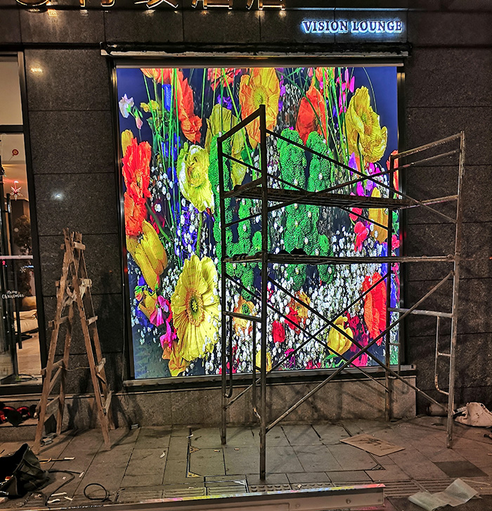 武汉再续酒店室内P2.5全彩屏