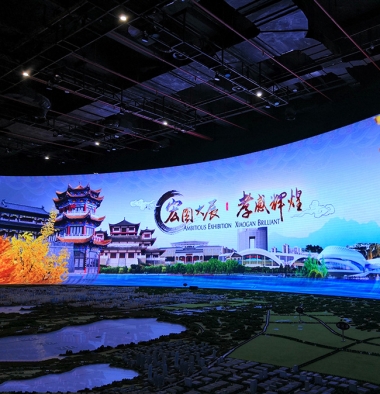 孝感文化建设中心室内P6全彩屏